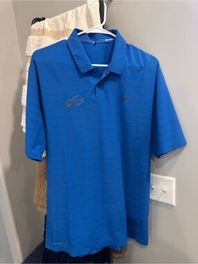 Nike Tiger Woods Collection with Buffalo Bills Embroidery Golf Polo